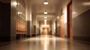 Dormitory hallway